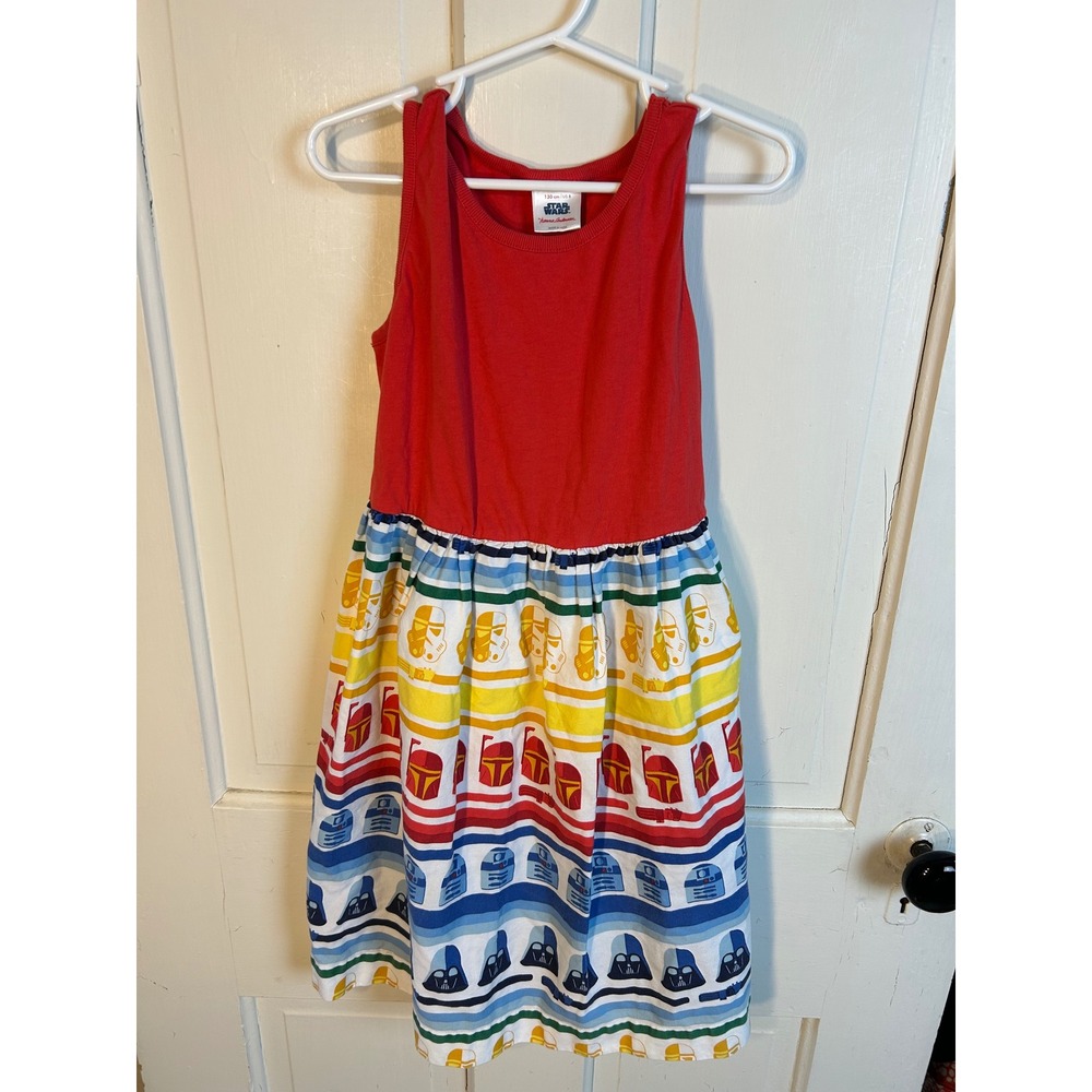 Hanna Andersson Star Wars Character Tank Dress Size 8 130cm